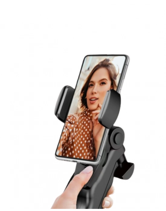Katlanabilir Mini Telefon Tripodu Masaüstü Telefon Standı 360 Derece Ayarlanabilir