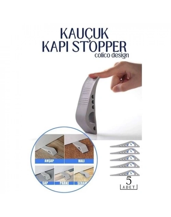 Kauçuk Kapı Stopperi Colico Design 5 Adet