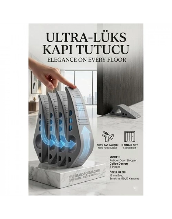 Kauçuk Kapı Stopperi Colico Design 5 Adet 718574