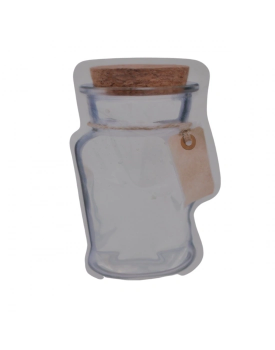 ®  Kavanoz Görünümlü Kilitli Poşet Çıtçıtlı ve Pratik Torba 4 Adet