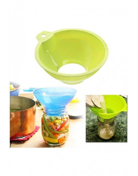 Kavanoz Hunisi - Konserve Reçel Hunisi Geniş Ağızlı