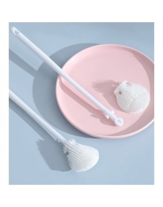 Kavanoz ve Biberon Yıkama Fırçası Silikon