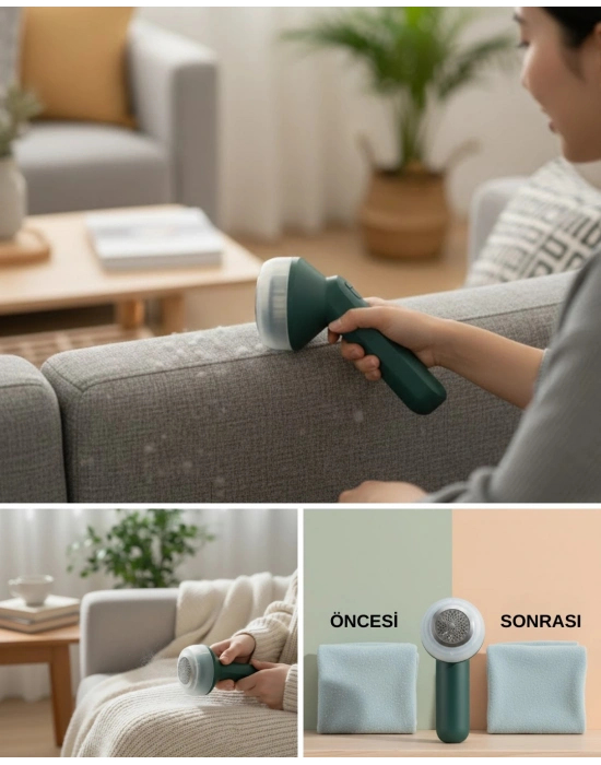 ® Kazak Battaniye ve Perde İçin Tüy Alma Cihazı