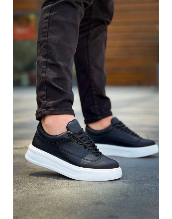 KB-005  Siyah Cilt Bağcıklı  Günlük Erkek  Ayakkabı