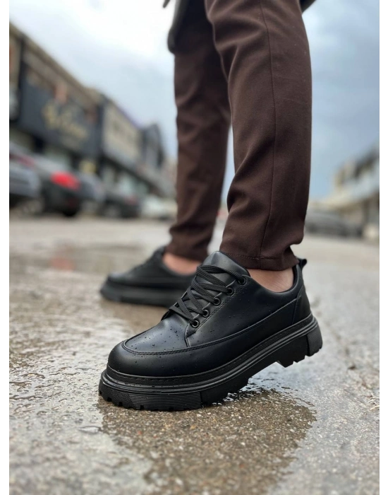 KB-702  Kömür Cilt Günlük Erkek Ayakkabı