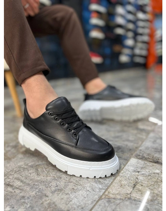 KB-702  Siyah Cilt Günlük Erkek Ayakkabı