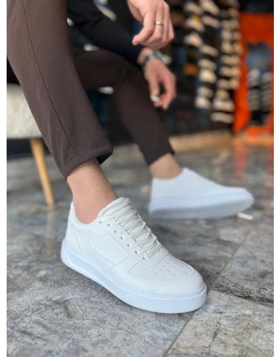 KB-X9  Beyaz Cilt Günlük Erkek Ayakkabı