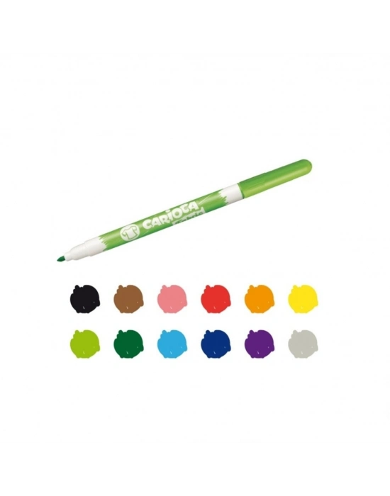 Keçeli Kumaş Boyama Kalemi Seti 10lu