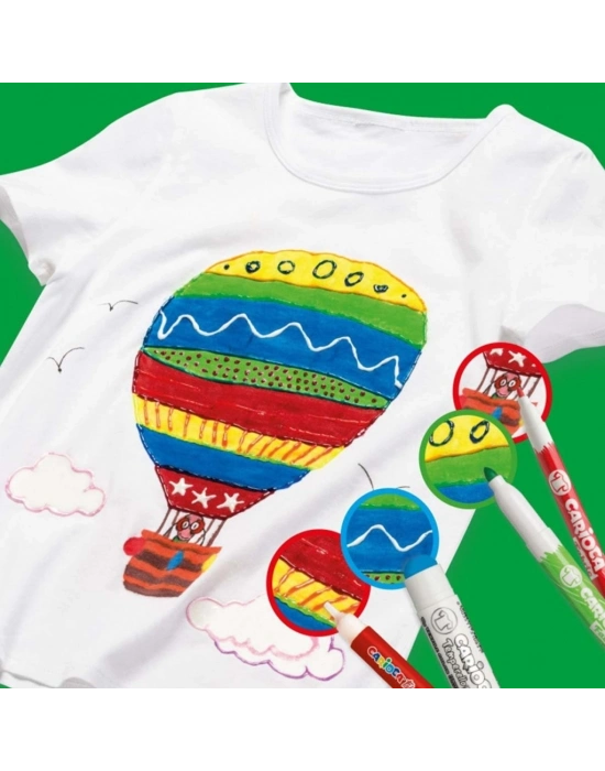 Keçeli Kumaş Boyama Kalemi Seti 10lu