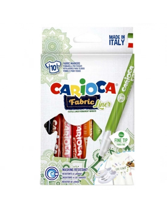 Keçeli Kumaş Boyama Kalemi Seti 10lu