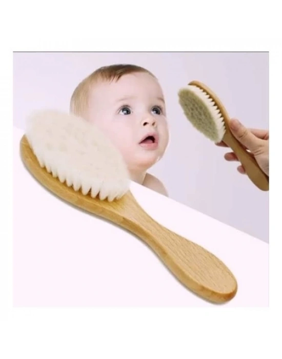 Keçi Kılı Organik Bebek Banyo Tarağı