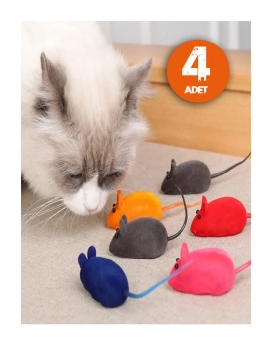 Kedi Eğitim Oyun Faresi 4 Adet
