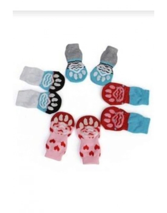 Kedi Köpek Kaydırmaz Örme Çorap