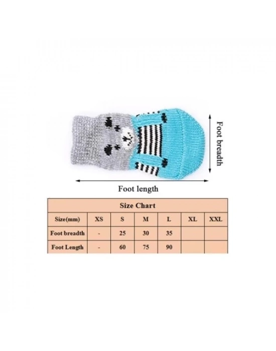 Kedi Köpek Kaydırmaz Örme Çorap