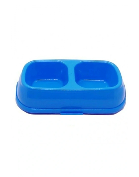 Kedi - Köpek Mama Ve Su Kabı 2 Bölmeli  Büyük Boy