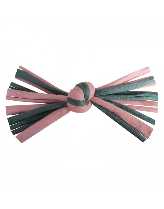 Kedi Oyuncağı Düğümlü İp 2 cm - 16 cm Pembe-Mavi