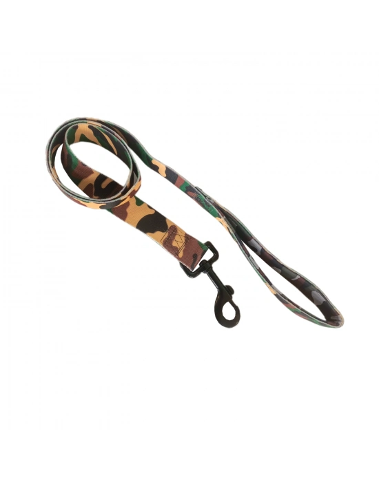 Köpek Göğüs Tasma Seti Dokuma 3 cm*70-90 cm Kamuflaj