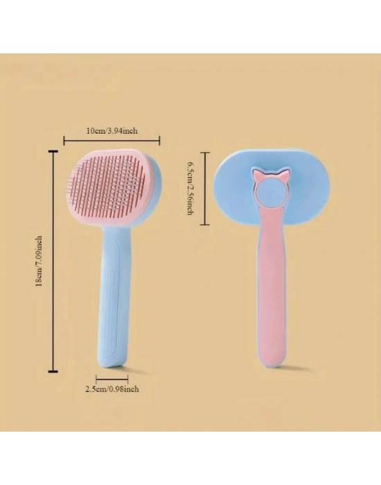 Kedi ve Köpekler İçin Kendini Temizleyen Tüy Fırçası