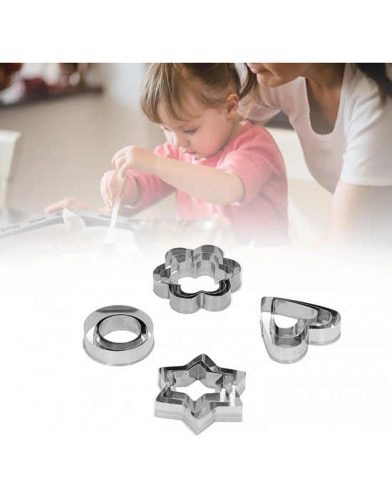 Kek Kalıbı - Bisküvi Kalıbı - Fondan Kalıbı 12 Adet