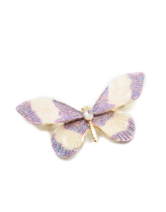 Kelebek Broş - Mor