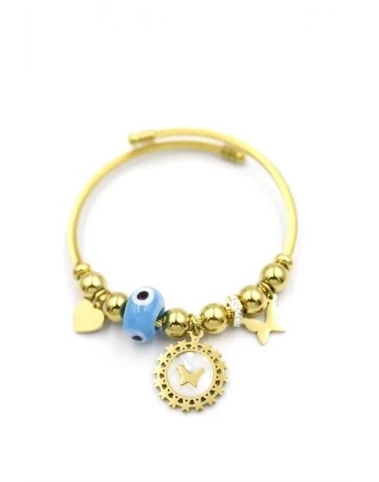 Kelebek Charm Bilezik - Altın