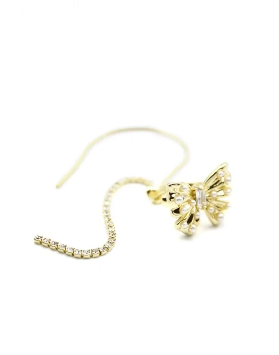 Kelebek Kıkırdak Küpe - Altın