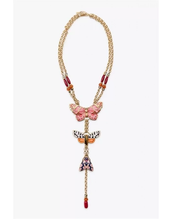 Kelebek Kolye - Altın