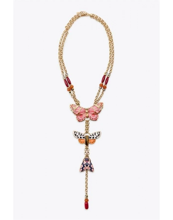 Kelebek Kolye - Altın