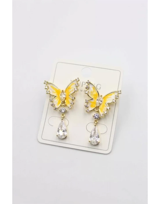 Kelebek Küpe - Altın