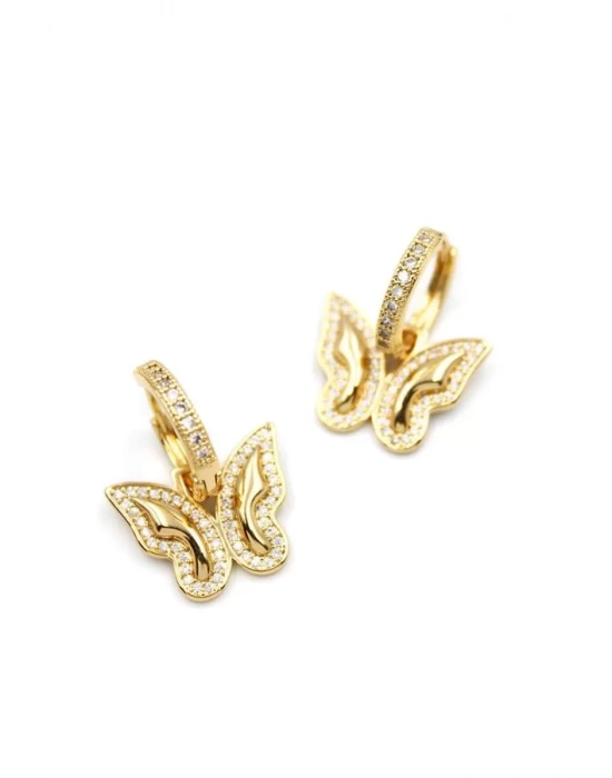 Kelebek Küpe - Altın