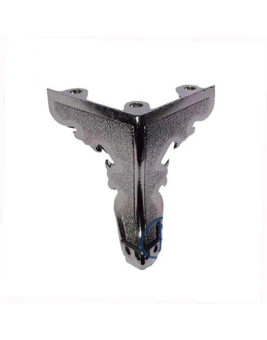 Kelebek Sandık Ayağı, Kutu Ayak 5,5 Cm - Nikel, 50 Adet