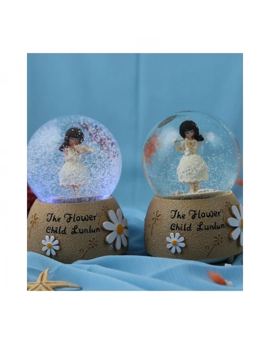 Kemancı Kız Kar Küresi Orta Boy