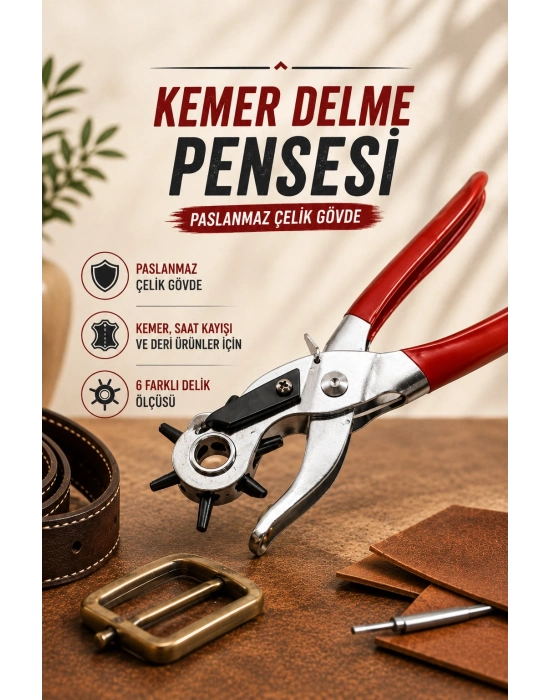 Kemer Delme Pensesi Paslanmaz Çelik Gövde
