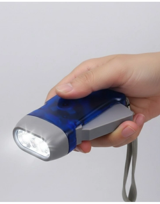 ® Kendiliğinden Şarjlı El Feneri 3 LED Enerjisiz Çalışan Pratik Tasarım