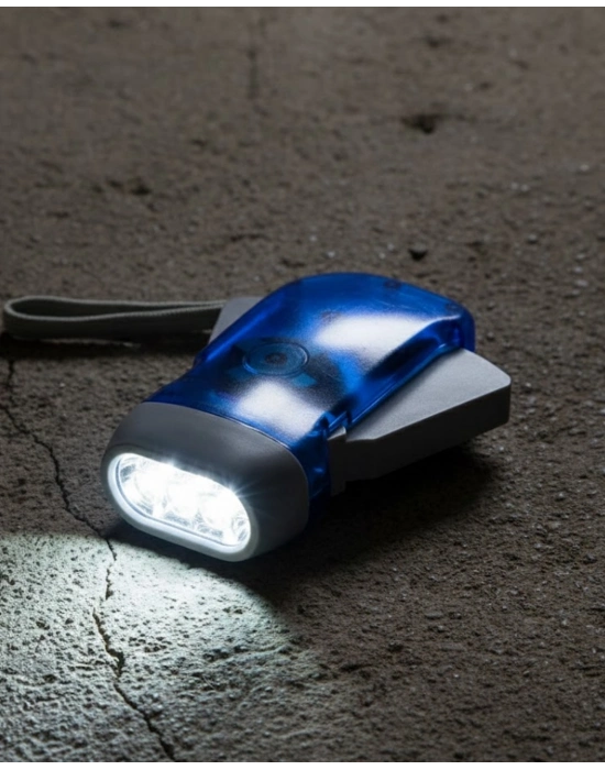 ® Kendiliğinden Şarjlı El Feneri Pilsiz Çalışan 3 LED Acil Durum Feneri