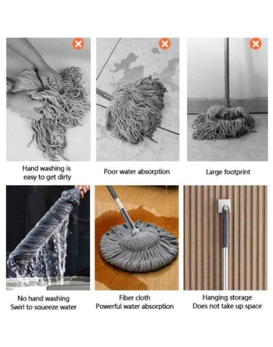 Kendinden Sıkmalı Paspas Mop