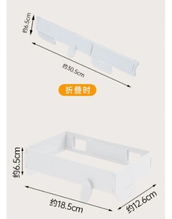 ® Kendinden Yapışkanlı Katlanabilir Çöp Poşeti Tutucu Aparat