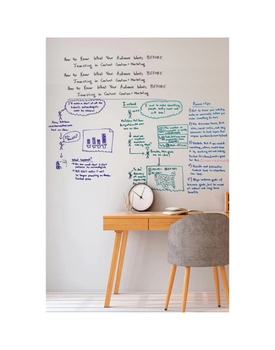 Kendinden Yapışkanlı Şeffaf Tahta Filmi - 2 Metre x 60 cm