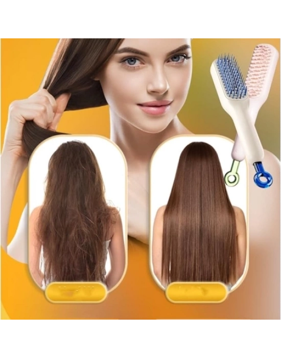 Kendini Temizleyen Saç Tarağı