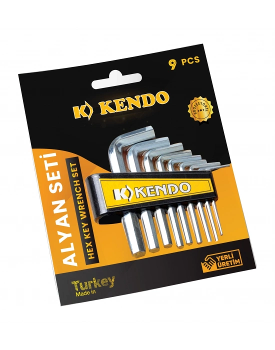 Kendo Allen Anahtar Seti Alyan Anahtar 9 Parça