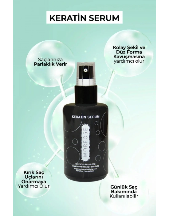 Keratin Saç Serumu 75 ML - Yıpranmış Saçlar için - mrfs