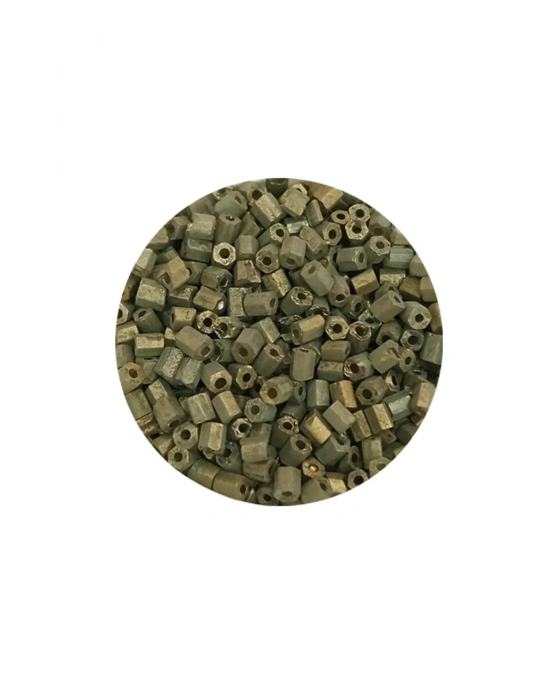 Kesme Cam Boncuk 2mm - 20 Gram - Mat Asker Yeşili -BNC317