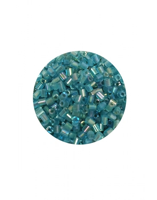 Kesme Cam Boncuk 2mm - 20 Gram - Şeffaf Çam Yeşili -BNC332