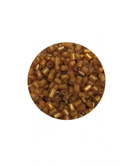 Kesme Cam Boncuk 2mm - 20 Gram - Şeffaf Kahverengi -BNC306