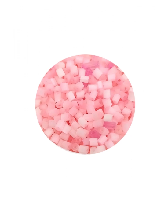 Kesme Cam Boncuk 2mm - 20 Gram - Şeker Pembe -BNC350