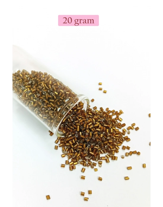 Kesme Cam Boncuk 2mm - 4 Renk - Toplam 80 Gram - BNC440