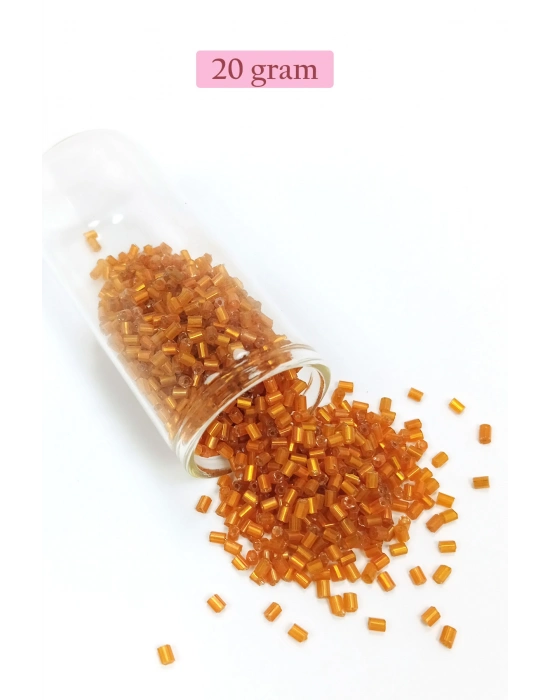 Kesme Cam Boncuk 2mm - 4 Renk - Toplam 80 Gram - BNC441