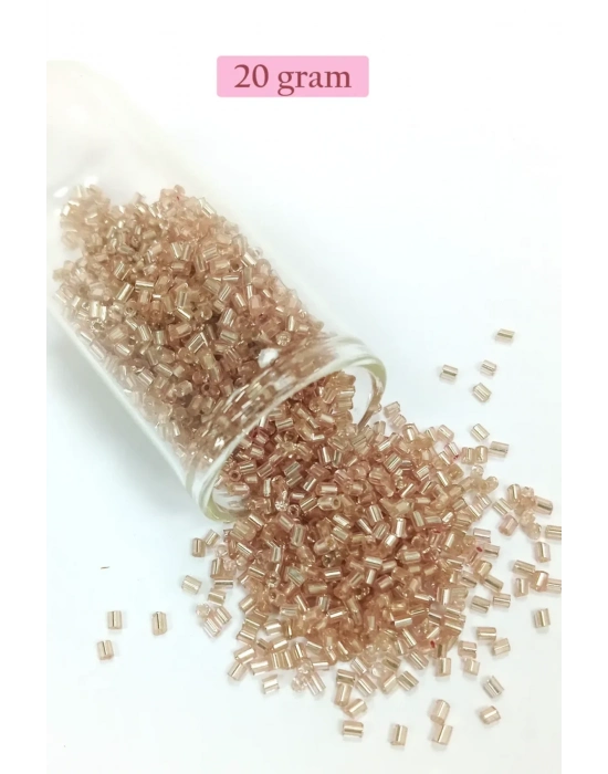 Kesme Cam Boncuk 2mm - 4 Renk - Toplam 80 Gram - BNC442