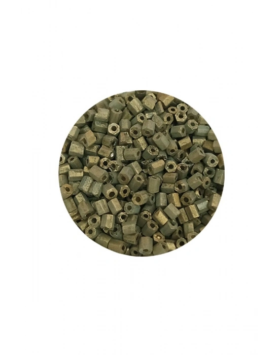 Kesme Cam Boncuk 2mm - 60 Gram - Mat Asker Yeşili - BNC365
