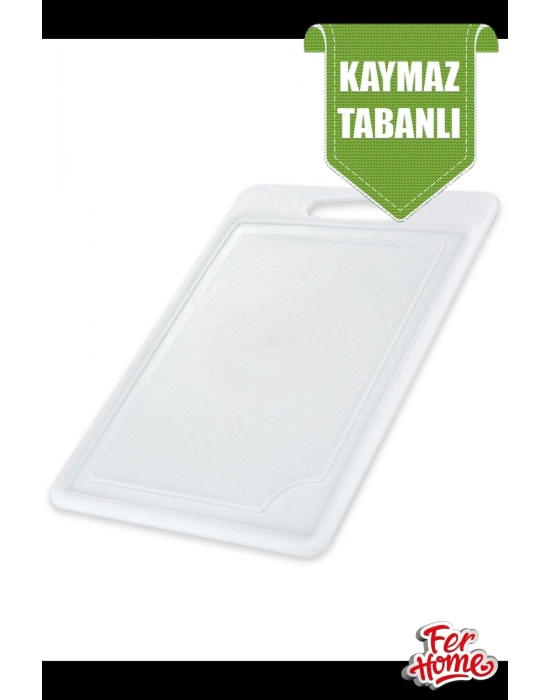 Kesme Tahtası Plastik Büyük Kesme Sunum Tahtası Kesim Panosu 225x325 Mm Royaleks-FR-108